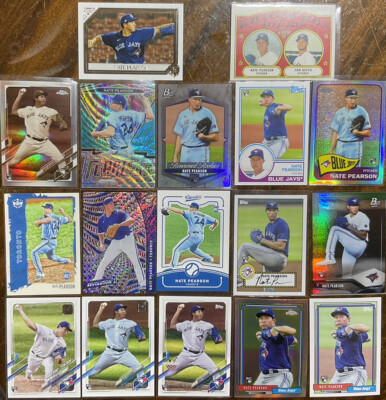 2021 17 Different Nate Pearson Rookie Cards, Topps Chrome Sepia, See Photos & D