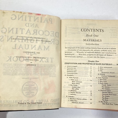 Painting And Decorating Craftsman's Manual And Textbook 1949 Hardcover by Audel - Imagen 4 de 11