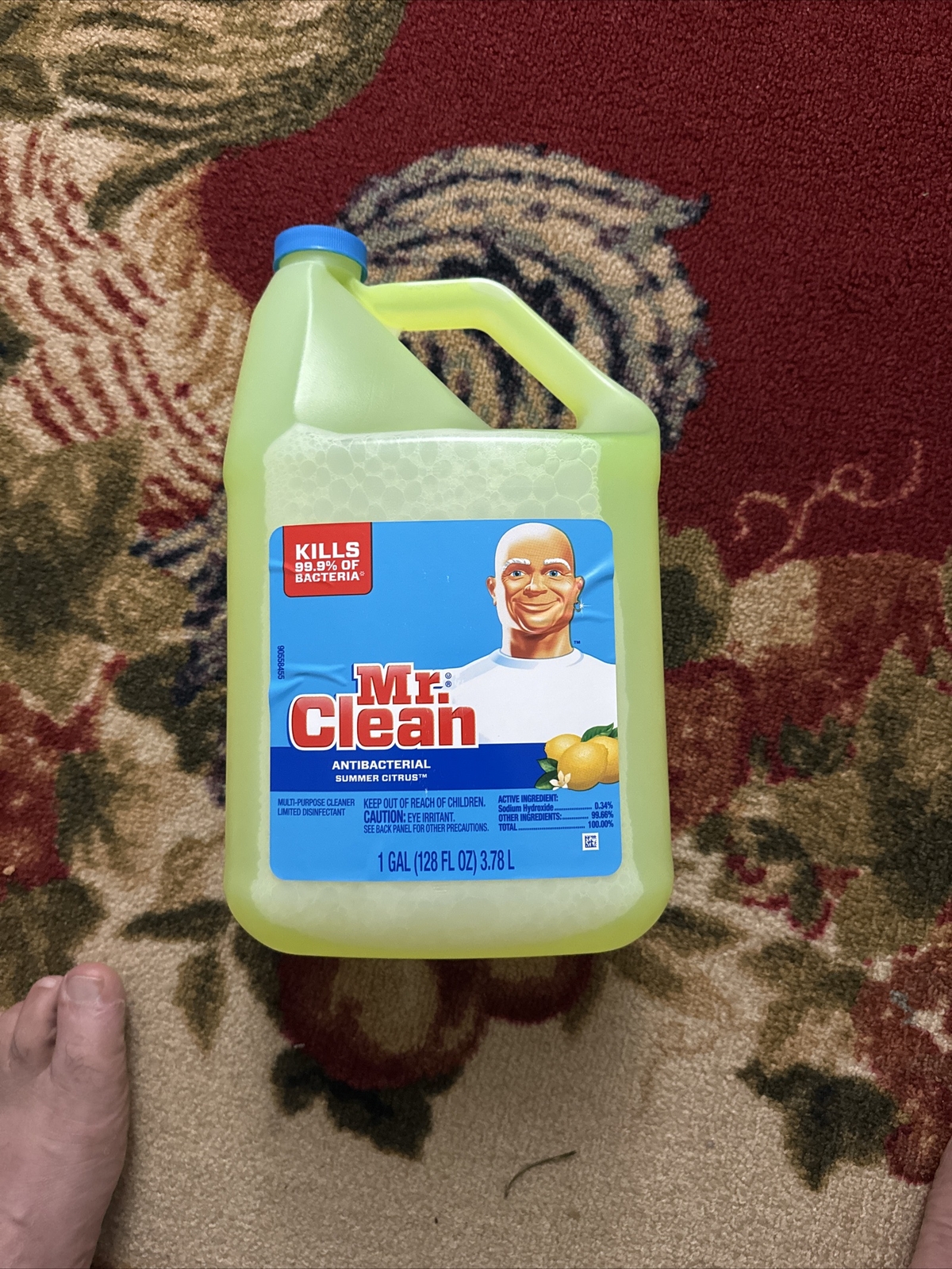 Mr. Clean Multipurpose Cleaner Summer Citrus Scent 128 oz. (23123