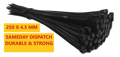  Kabel Reißverschluss Binder [200er PACK] Nylon Wickel hochwertig stark 150 mm/200 mm/250 mm