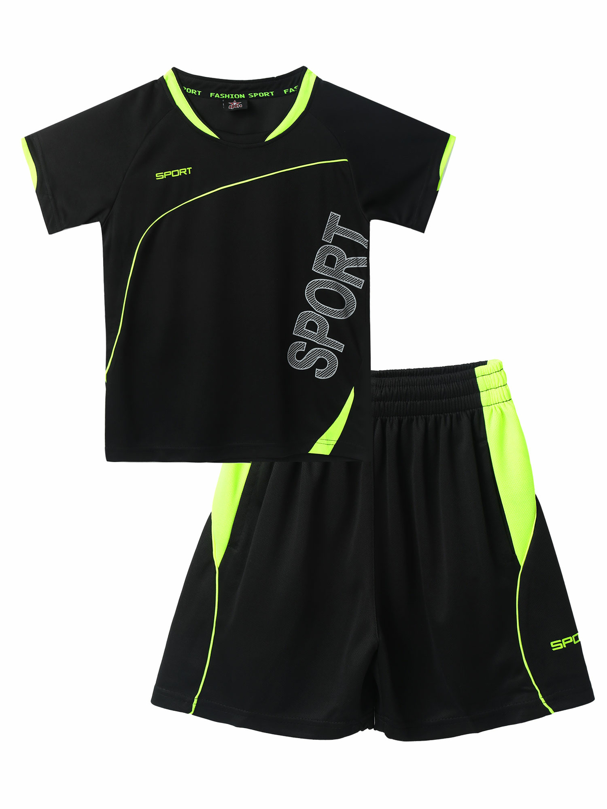  inhzoy Kids Soccer Jerseys for Boys Football Uniform Sport  Outfit Short Sleeve T-shirt and Shorts Track Suit: Clothing, Shoes & Jewelry