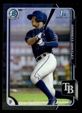 2015 Bowman Draft #84 Garrett Whitley Chrome Black Refractor card