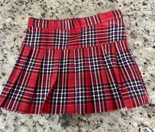 H M Girl  s Plaid Skirt Size 4-5 YR 