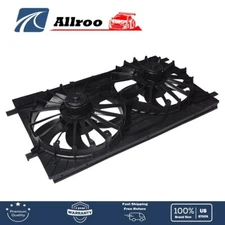68002051AA Dual Radiator & Condenser Fan Assembly For 07-17 Jeep Compass 2.4L l4