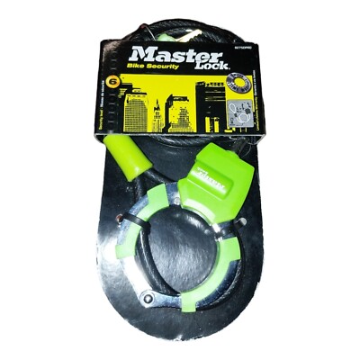 Master Lock Street Cuff Plus Cable & Key Lock Multicolour -8 MM X 1 M - 4 Schlüs