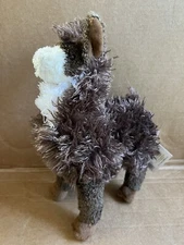 Douglas Cuddle Toy Llama Alpaca Stuffed Plush Choco Soft Furry w tags