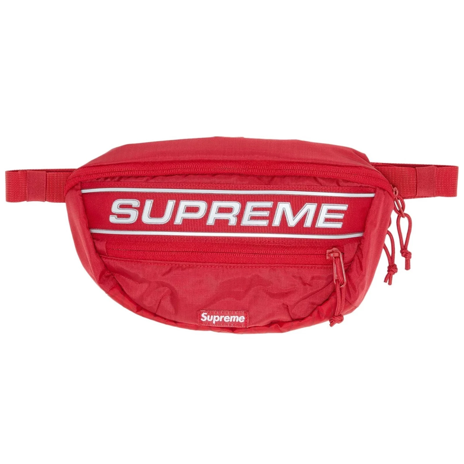 Sac à la taille Supreme FW23 logo 3D rouge
