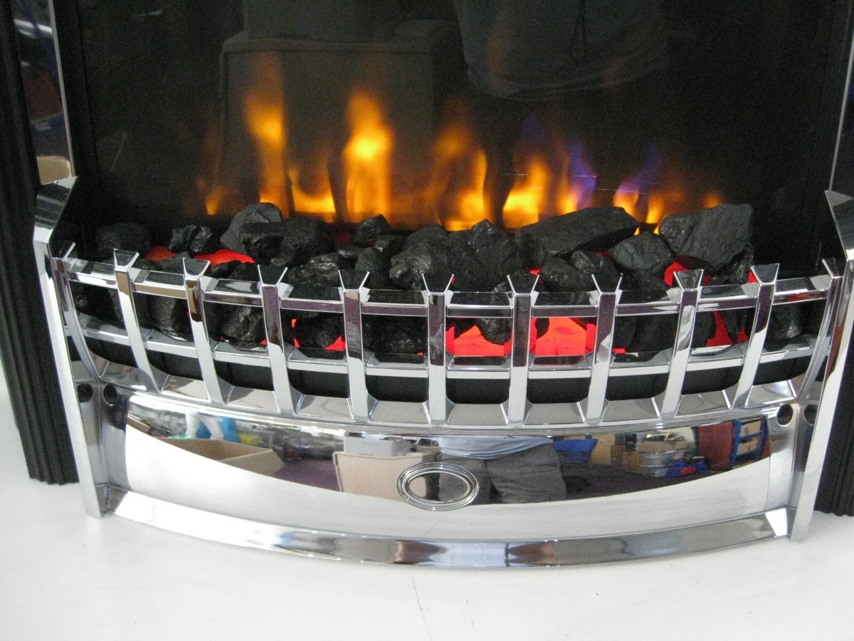 Dimplex Cheriton Deluxe 2kW Electric Fire in Chrome | eBay