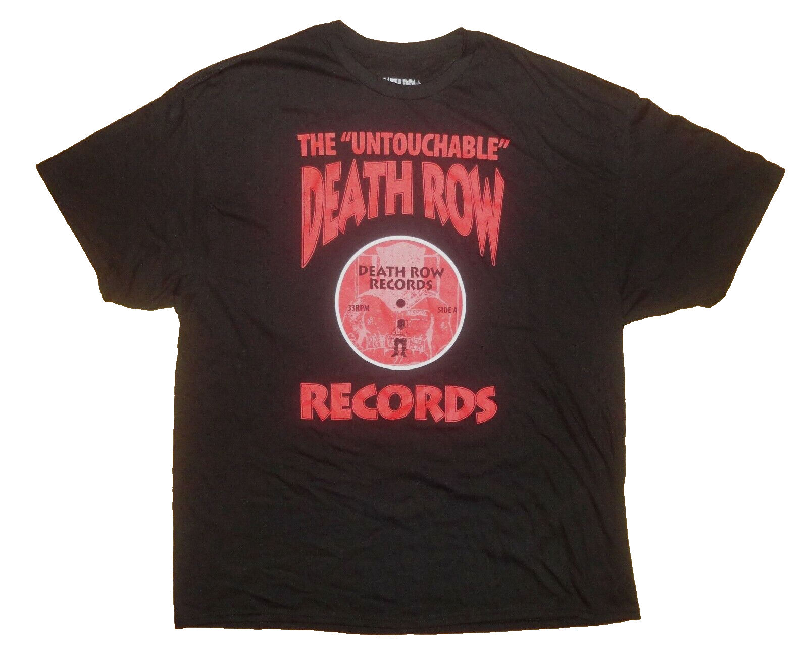 FILA Camicia nera The Untouchable Death Row Records 2020 adulto taglia 2X