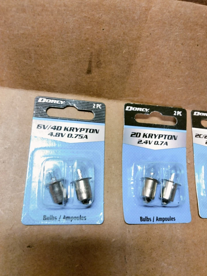 2 Krypton Bulb Bulbs Dorcy Flashlight 41-1660 41-1661 41-1662 41-1663 41-1664 - Image 2 of 4