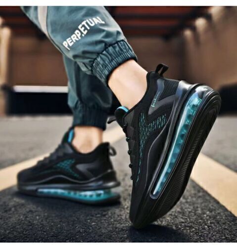 Scarpe da corsa sportive sportive da uomo donna sneakers casual ginnastica taglia UK- - Foto 17 di 32