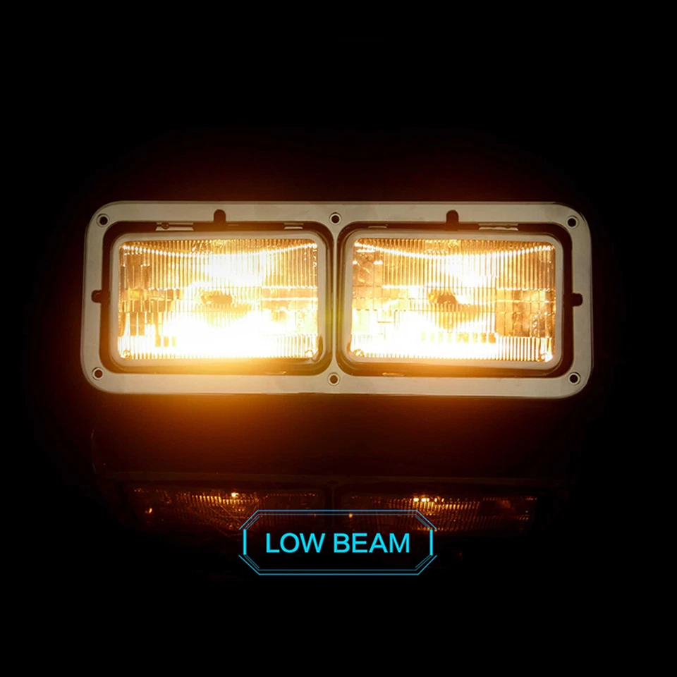 Par de faros laterales derecho+derecho para Peterbilt 378 379 362 359 Kenworth T400 T600 T800 Foto 4 de 4