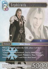 FINAL FANTASY TCG 1 X SEPHIROTH 14-123C - COMMUN N0T FOIL