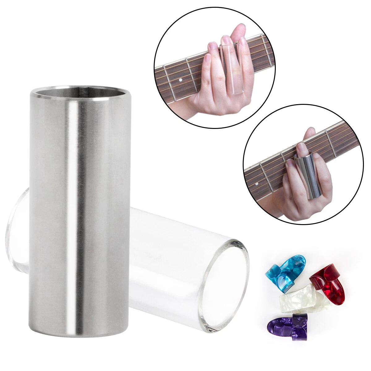Glass finger guitar deals