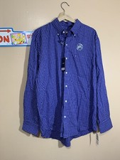 NWT IZod Aster Purple Button Down Dress Shirt Size Large