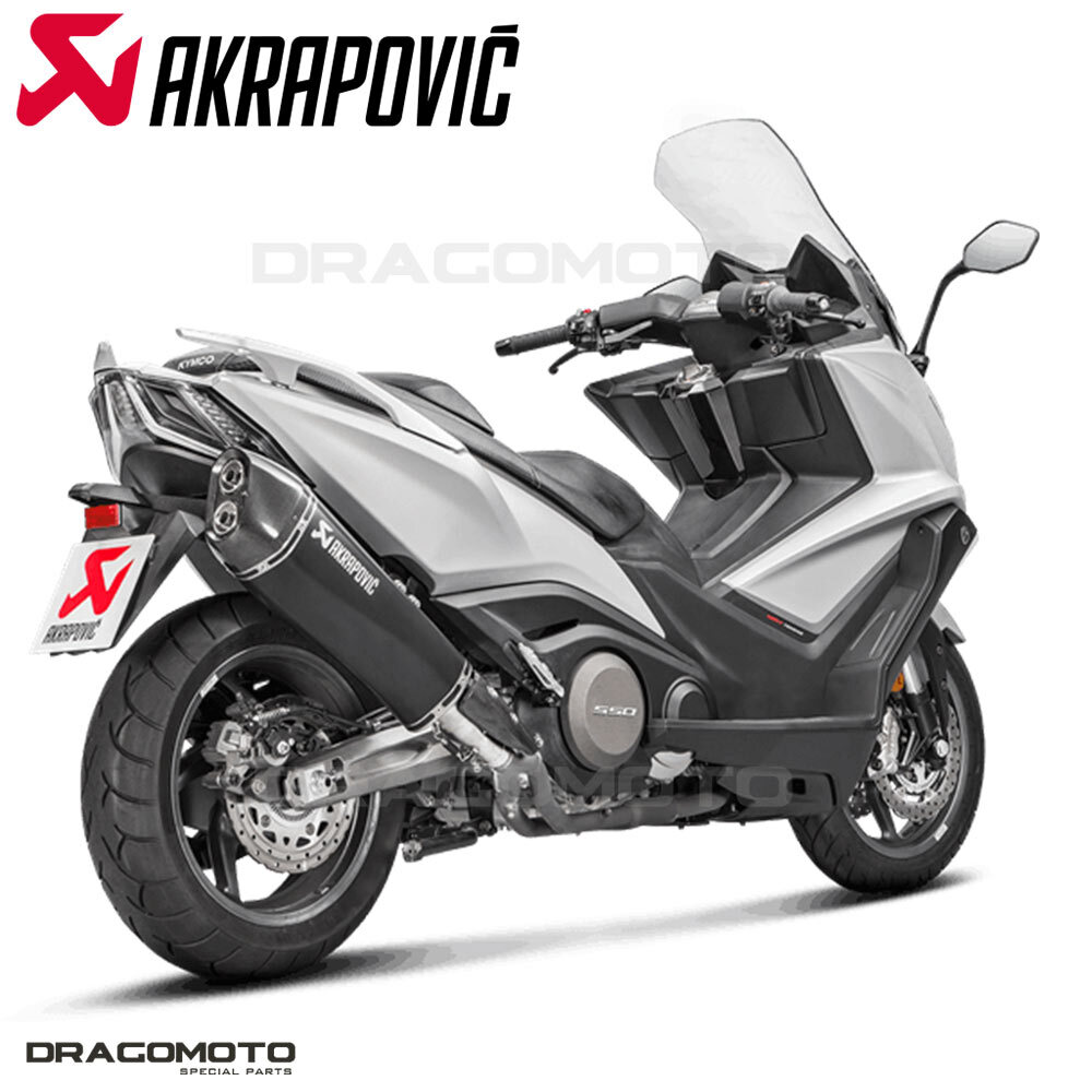 KYMCO AK 550 2017-2020 Exhaust AKRAPOVIC Black S-KY5SO1-HRAASSBL