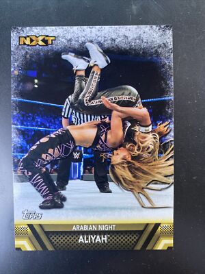 Aliyah WWE Wrestling Trading Card Topps Wrestle Smackdown RAW NXT #F-34