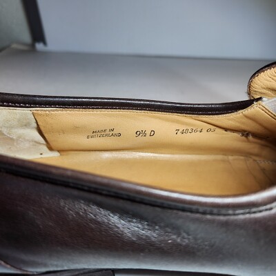 BALLY Brown Slip On Soft Leather Loafers Men display picture 1