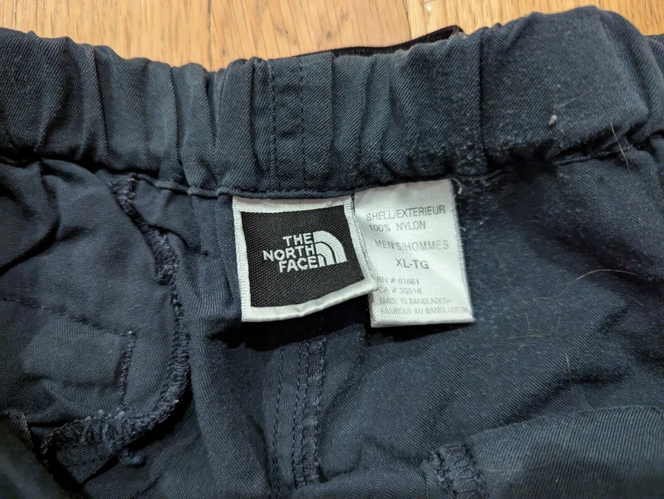 Mens Vintage The North Face Y2K Stow Pocket Cargo Hiking Active Shorts XL Blue - Image 3 of 4