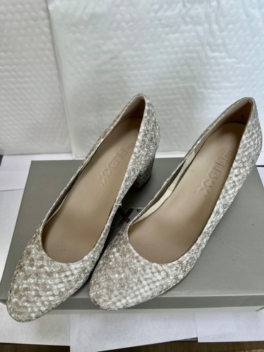 NEW The Flexx Seriously Cobretta Leather Snake Embossed Pumps.Gold/OR.Size US6 - Picture 5 of 9