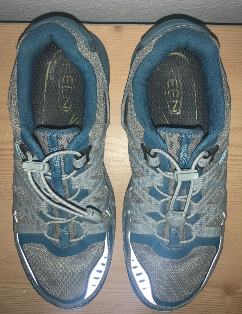 Scarpe da donna KEEN Versatrail trail running escursionismo leggere grigio blu taglia 10