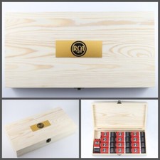RCA Vacuum Tube Storage Wooden Box 13pcs free boxes for 6SQ7 6SJ7 12SN7 12SL7