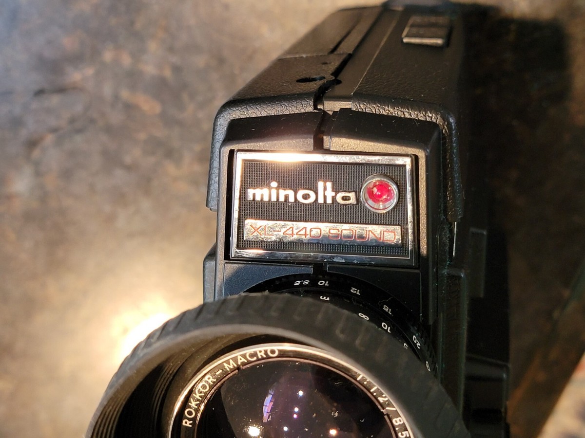 Minolta XL-440 Sound Super 8 NMNT Camera Film | UnTested Vintage