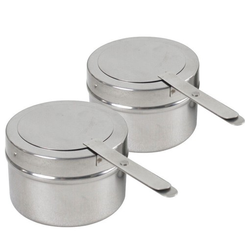 Chafing Dish 2 runde 5 Quart Edelstahl Buffet Set & 2 8 Quart rechteckige Chaffeln  - Bild 4 von 10