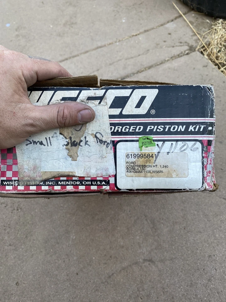 Juego pistón forjado wiseco bloque pequeño ford 4.15 diámetro Foto 4 de 4