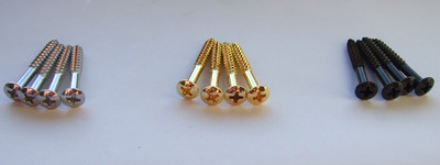 30 mm x 4 mm versenkte Gitarrenbrückenschrauben für Fender Telecaster/Squier Tele
