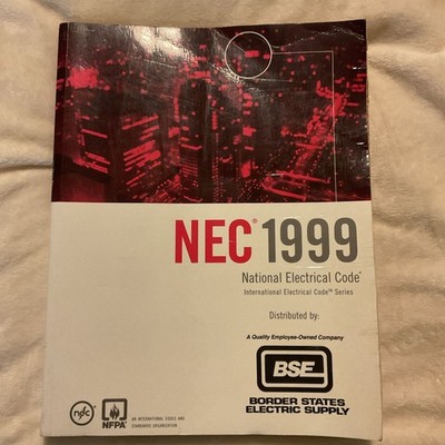 NEC 1999 National Electrical Code Paperback Book . Used But In Good Condition