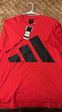 NEW red adidas shirt M