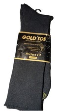 1 Pair Vintage NOS Gold Toe Perfect Fit Socks Mens Shoe Size 6-12.5