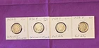 1929 D 1930 P 1936 P and 1937 P. Circulated Indian Head Buffalo Nickels. #wj158