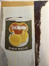 “DEL MONTE PEACH HALVES” Warhol Art Print Modern