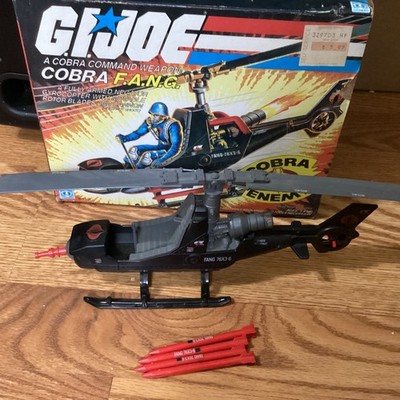 1983 Cobra F.A.N.G. w/ Box GI Joe Vehicle FANG Nearly Complete-No Roll Bar