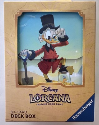 Disney Lorcana Trading Card Game TCG Deck Box Into the Inklands Scrooge McDuck