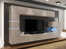 Modern TV Unit  Living Room Furniture Set Cabinets  Storage  Media Wall Display
