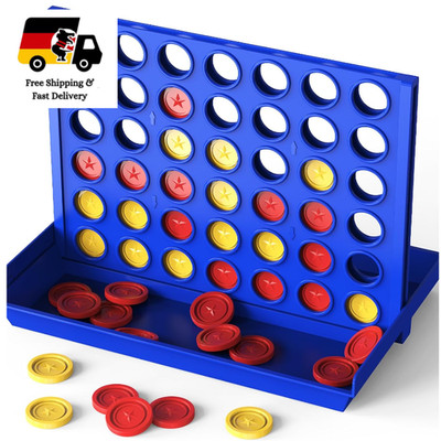 Pup Go 4 in einer Reihe Brettspiel für Kinder 3 Jahre Standardgröße Familien