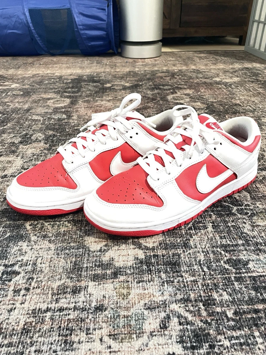 Nike Dunk Low Championship Red - огромный выбор по лучшим ценам | eBay