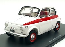 Schuco 1/18 Scale Diecast 18U00024 - 1958 Fiat Nuova 500 Sport - White