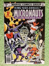 MICRONAUTS ANNUAL #1 potential 9.6 or 9.8 Duty Free NEWSSSTAND key 1st RD8030