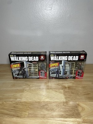 The WALKING DEAD Building Set 14608, 14607 UPPER & LOWER PRISON CELL LOT NEW