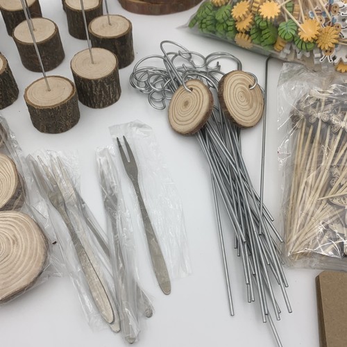 Nature Themed Party Supplies Graduation Decorations Wood Rustic Charcuterie - Picture 6 of 15