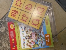 Bambini Lük Lernspiel Set Kasten mit Heft Geburtstag Geschenk