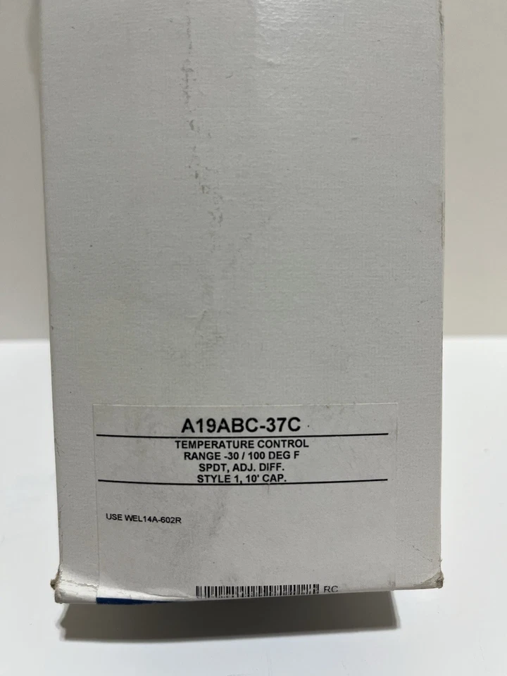 JOHNSON CONTROLS A19ABC-37C Temperature Controller Revision B NEW IN BOX - Image 3 of 4