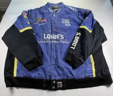 Chase Authentics Jimmie Johnson 48 Lowes Racing Drivers Line Nascar jacket 6XL