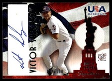 2006 USA Baseball Box Set  Signatures Jersey Blue Victor J. Sanchez 000/150 USA