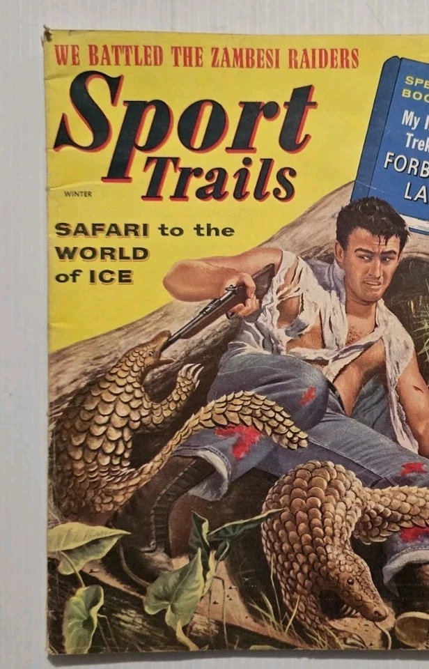 SPORT TRAILS Magazine Vol 1 #3 Winter 1956 Men's Adventure Action Pulp Stories - Image 3 of 4
