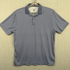 Hickey Freeman Men  s XL Golf Polo Performance Stretch Preppy Casual Sport